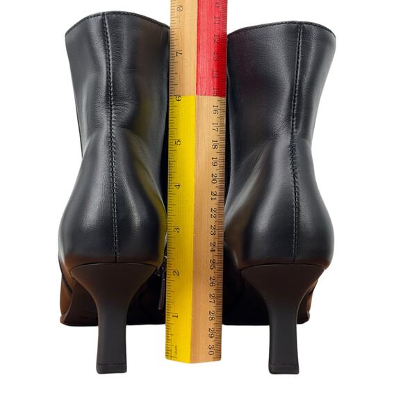 La Canadienne Tahlia Black Boots 5 Women’s Minimalist Office Kitten Heel Classic - Picture 7 of 12